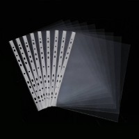 A4 Sheet Protector Transparent Plastic A4 Sheet Protectors Plastic Loose-leaf Paper File